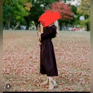 Zara Maroon/Wine midi dress